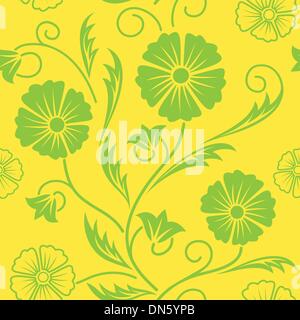 Helle floral verzierte Musterdesign. Stock Vektor