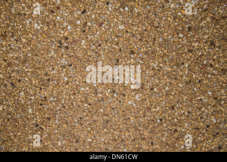 Detail Aufnahmen Wand Sand für den Hintergrund eines Gebäudes. Stockfoto