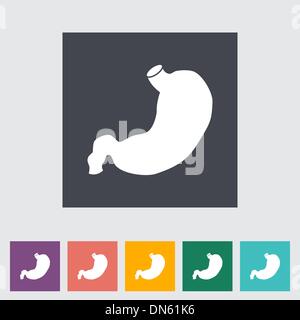 Magen-Symbol. Stock Vektor