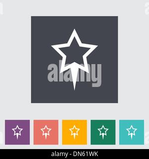 Star pin Stock Vektor