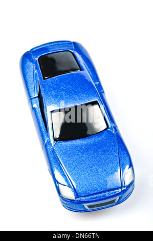 Blau Spielzeug Modellauto Stockfoto