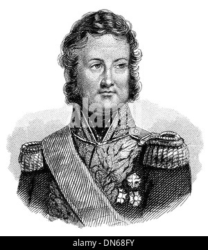 Porträt von Louis-Philippe i., 1773-1850, der letzte König von Frankreich, Stockfoto