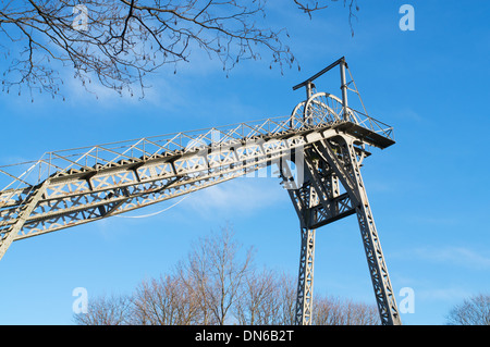 Die gewundenen Gang oder Kopfbedeckungen in Washington F Grube Museum, North East England, Großbritannien Stockfoto