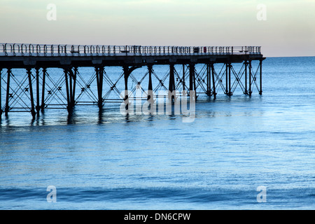 Saltburn Pier auf einen Winter am Nachmittag Saltburn vom Meer Redcar und Cleveland England Stockfoto