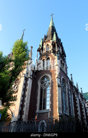 architektonische Ensemble des Tempels von st. Olga und Elisabeth in Lvov Stadt Stockfoto