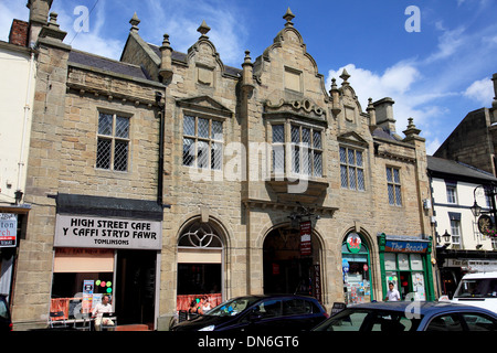 Metzger-Markt, ein Neo jakobinischen Gebäude auf der High Street im Zentrum von Wrexham, Clwyd, Nord-Wales Stockfoto