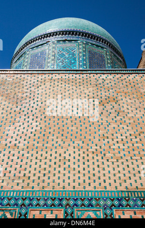 USTOMED Ali Nasafiy (Nesefi) Mausoleum, Shah-i-Zinda, auch bekannt als Shah I Zinda und Shah-i Zinda, Samarkand, Usbekistan Stockfoto