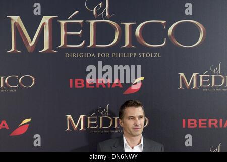 Madrid, Spanien. 19. Dezember 2013. Schauspieler Olivier Martinez besucht "Der Arzt" Premiere im Callao Kino am 19. Dezember 2013 in Madrid, Spanien. Bildnachweis: Jack Abuin/ZUMAPRESS.com/Alamy Live-Nachrichten Stockfoto
