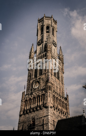 Brügger mittelalterlichen gotischen Glockenturm Stockfoto