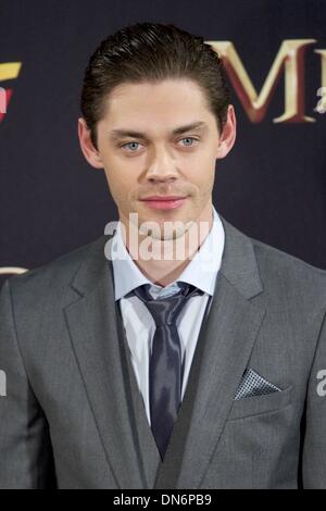 Madrid, Spanien. 19. Dezember 2013. Schauspieler Tom Payne besucht "Der Arzt" Premiere im Callao Kino am 19. Dezember 2013 in Madrid, Spanien. Bildnachweis: Jack Abuin/ZUMAPRESS.com/Alamy Live-Nachrichten Stockfoto