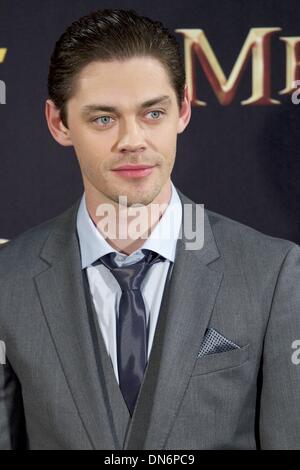 Madrid, Spanien. 19. Dezember 2013. Schauspieler Tom Payne besucht "Der Arzt" Premiere im Callao Kino am 19. Dezember 2013 in Madrid, Spanien. Bildnachweis: Jack Abuin/ZUMAPRESS.com/Alamy Live-Nachrichten Stockfoto