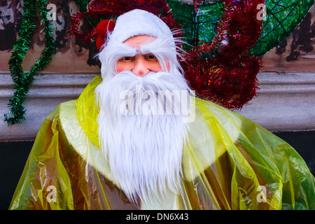 Santa Claus lebensgroße Puppe Stockfoto