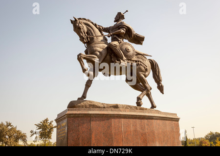 Statue von Amir Timur, auch bekannt als Temur und Tamerlane, Taschkent, Usbekistan Stockfoto