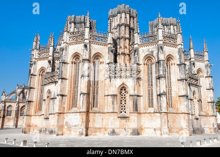 Dominikanisches Kloster Santa Maria de Vitoria, Batalha, Estremadura und Ribatejo Provinz, Portugal Stockfoto