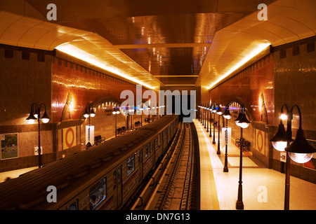 Sofia Metro Linie 2, Station Serdika II Stockfoto