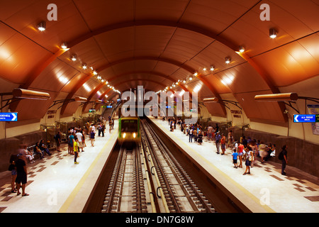 Sofia Metro Linie 2, Station Serdika II Stockfoto