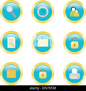 Web Icons set Stock Vektor