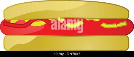 Hot-dog Stock Vektor