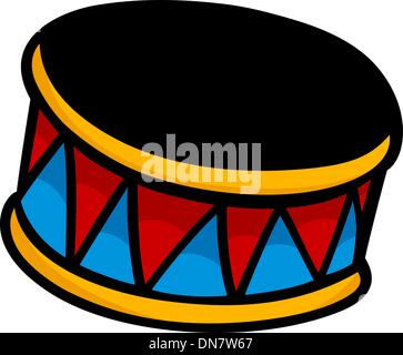 Drum-Clip Kunst Cartoon illustration Stock Vektor