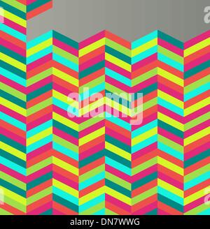 Retro-abstrakte Musterdesign. Stock Vektor