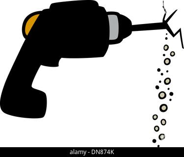 Bohren Sie Clip Art Cartoon illustration Stock Vektor