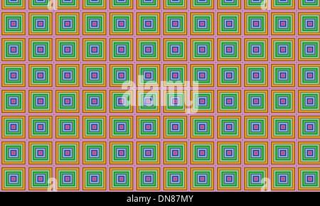 abstrakte multicolor Quadrate Vektor-Muster-illustration Stock Vektor