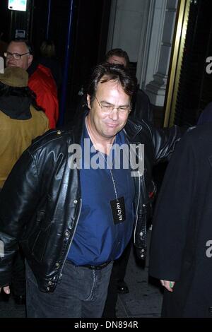 19. November 2001 - K23434JBB: 11/17/01.THE "SATURDAY NIGHT LIVE" AFTER-PARTY im RESTAURANT IN NYC... DAN AYKROYD. JOHN BARRETT / 2001. (Kredit-Bild: © Globe Photos/ZUMAPRESS.com) Stockfoto