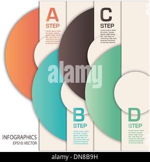 Infografik-Vorlage Stock Vektor