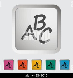 Alphabet-Symbol Stock Vektor