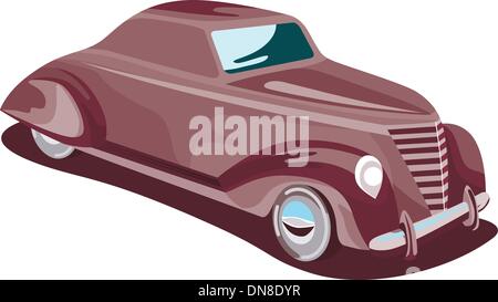 Auto Retro Stock Vektor