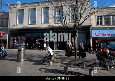 über bar-Straße Southampton Hampshire England Stockfoto