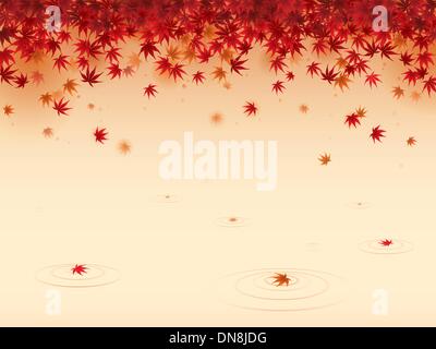 Red Maple Leaves Stock Vektor