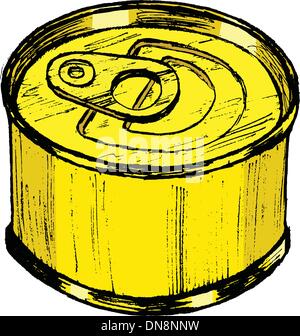 Blechdose Stock Vektor