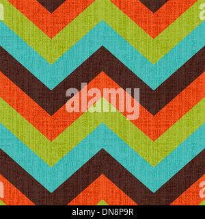 Nahtlose Retro-Zick-Zack-Muster Stock Vektor