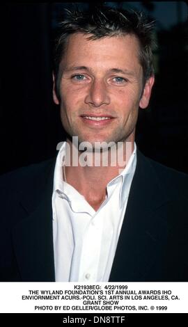 1. Juni 2001 - K21938EG: 4/22/1999.THE WYLAND Stiftung 1. jährlichen Auszeichnungen IHO ENVIORNMENT ACURS.-POLI. SCI-ARTS IN LOS ANGELES, CA... GRANT SHOW. ED GELLER / 1999 (Kredit-Bild: © Globe Photos/ZUMAPRESS.com) Stockfoto