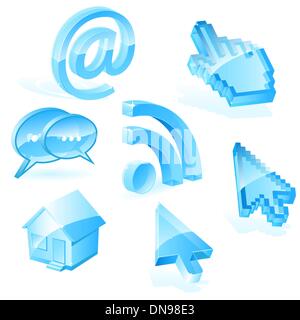 Web-Symbole Stock Vektor