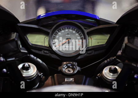 Dashboard-Motorrad Stockfoto