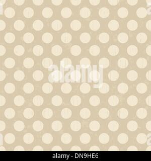 Nahtlose retro Dots Muster Hintergrund Stock Vektor