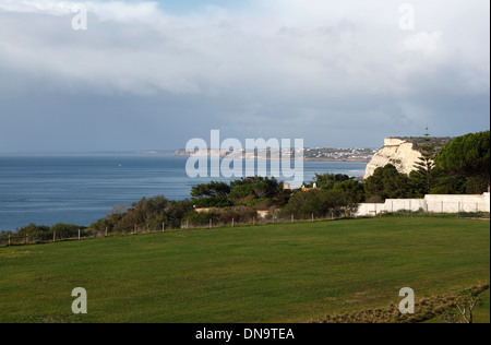 Blick von der Cascade Wellness & Lifestyle Resort in Lagos, Algarve, Portugal Stockfoto