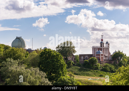 Royal Observatory in Greenwich Park, London, Vereinigtes Königreich Stockfoto