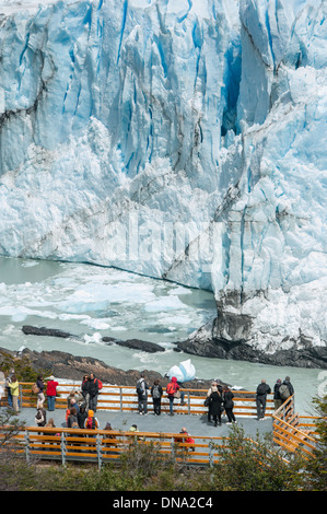 Schmutzige Eis Gletscher Perito Moreno Gletscher Los Glaciares Nationalpark Argentinien Stockfoto