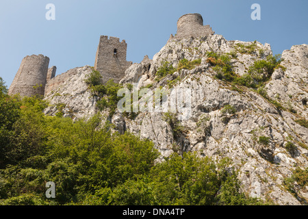 Gobulac Festung, Eisentore Schluchten, Donau, Serbien, Europa Stockfoto
