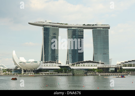 Marina Bay Sands Hotel. Singapur. Stockfoto