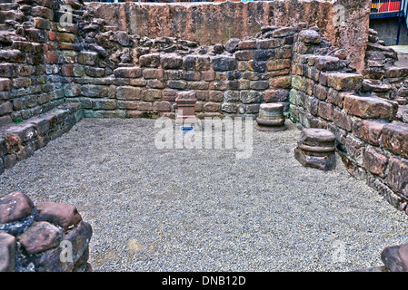 Das zivile Amphitheater, das im 1. Jahrhundert erbaute könnte zwischen 8.000 und 10.000 Menschen Platz. Stockfoto