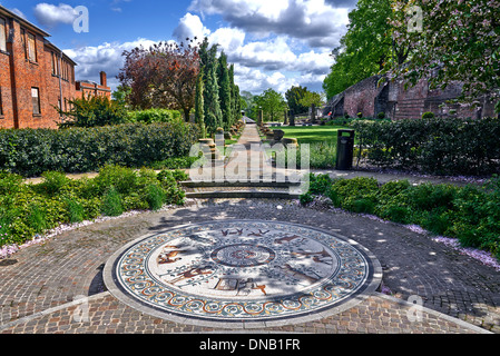 Die römischen Gärten Chester UK Stockfoto