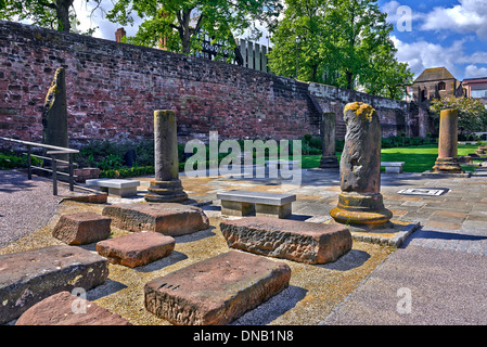 Die römischen Gärten Chester UK Stockfoto