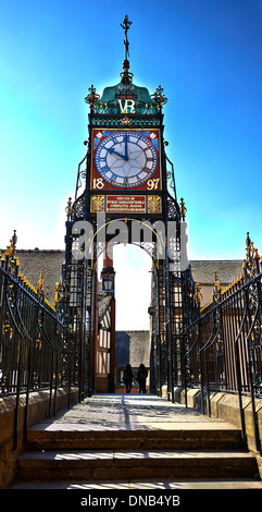 Eastgate Clock Chester Nordwestengland Stockfoto