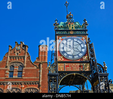 Eastgate Clock Chester Nordwestengland Stockfoto