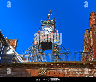 Eastgate Clock Chester Nordwestengland Stockfoto