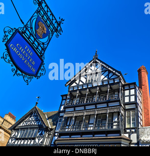 Chester City Nord-West-England Stockfoto